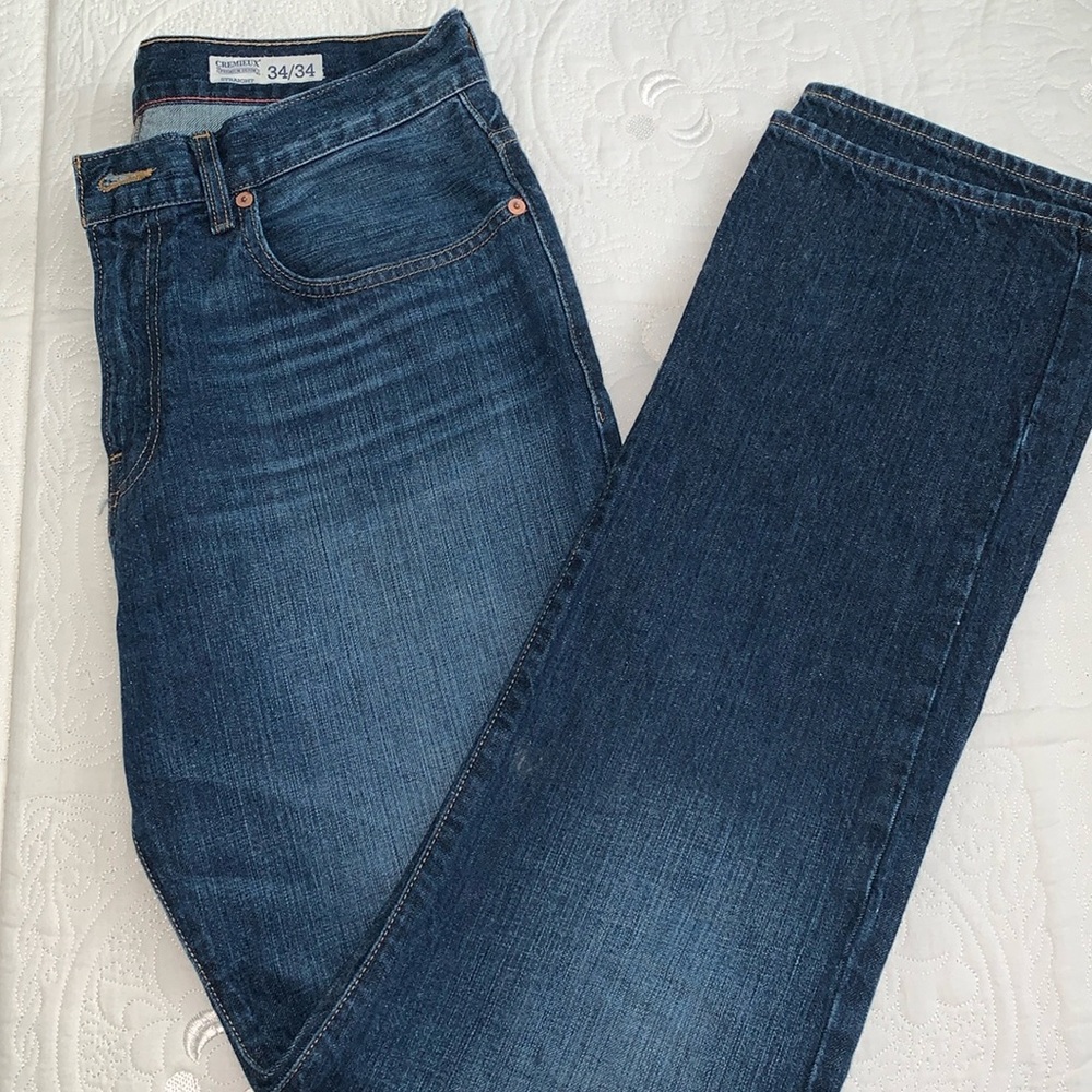 NEW Men’s Cremieux Straight Denim NEW 34/34